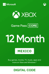 Xbox Game Pass Core 12 Months (MX) - Xbox Live - Digital Code