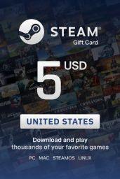 Steam Wallet $5 USD Gift Card (US) - Digital Code