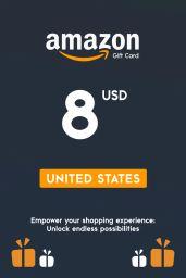 Amazon $8 USD Gift Card (US) - Digital Code