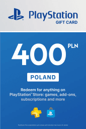 PlayStation Store zł400 PLN Gift Card (PL) - Digital Code