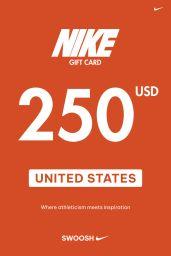 Nike 250 USD Gift Card (US) - Digital Code