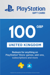 PlayStation Network Card 100 GBP (UK) PSN Key United Kingdom