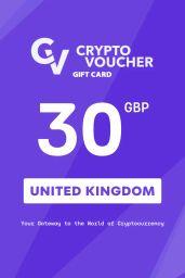 Crypto Voucher Bitcoin (BTC) 30 GBP Gift Card (UK) - Digital Code