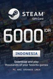 Steam Wallet Rp6000 IDR Gift Card (ID) - Digital Code