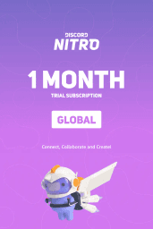 Discord Nitro 1 Month Trial Subscription - Digital Code