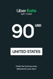 Uber Eats $90 USD Gift Card (US) - Digital Code