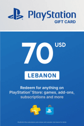 PlayStation Network Card 70 USD (LB) PSN Key Lebanon