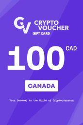 Crypto Voucher Bitcoin (BTC) $100 CAD Gift Card (CA) - Digital Code