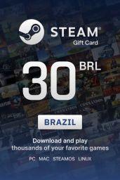 Steam Wallet R$30 BRL Gift Card (BR) - Digital Code