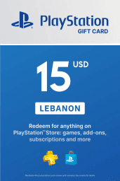 PlayStation Network Card 15 USD (LB) PSN Key Lebanon