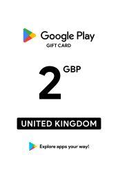 Google Play £2 GBP Gift Card (UK) - Digital Code