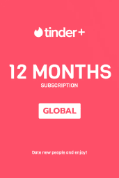 Tinder Plus - 12 Month Subscription - Digital Code