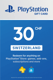 PlayStation Network Card 30 CHF (CH) PSN Key Switzerland