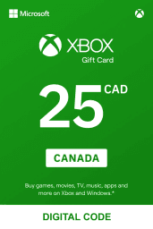 Xbox $25 CAD Gift Card (CA) - Digital Code
