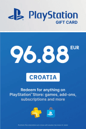 PlayStation Store €96.88 EUR Gift Card (HR) - Digital Code