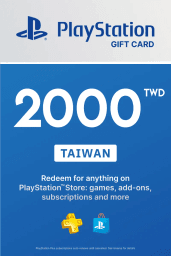 PlayStation Network Card 2000 TWD (TW) PSN Key Taiwan