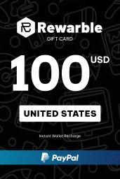 Rewarble Paypal $100 USD Gift Card (US) - Rewarble - Digital Code