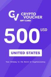 Crypto Voucher Bitcoin (BTC) $500 USD Gift Card (US) - Digital Code