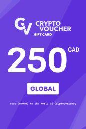 Crypto Voucher Bitcoin (BTC) 250 CAD Gift Card - Digital Code