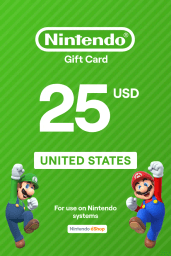 Nintendo eShop $25 USD Gift Card (US) - Digital Code