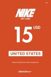 Nike 15 USD Gift Card (US) - Digital Code