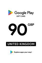 Google Play £90 GBP Gift Card (UK) - Digital Code