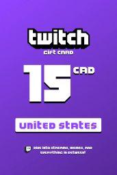 Twitch $15 USD Gift Card (US) - Digital Code
