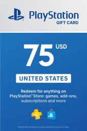 PlayStation Store $75 USD Gift Card (US) - Digital Code