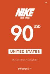 Nike 90 USD Gift Card (US) - Digital Code
