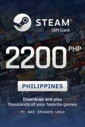 Steam Wallet ₱2200 PHP Gift Card (PH) - Digital Code