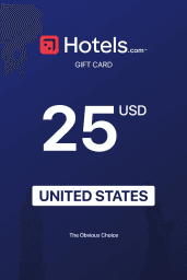 Hotels.com $25 USD Gift Card (US) - Digital Code