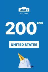 Lowe's $200 USD Gift Card (US) - Digital Code