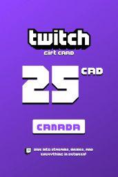 Twitch $25 CAD Gift Card (CA) - Digital Code