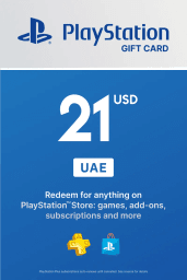 PlayStation Network Card 21 USD (UAE) PSN Key United Arab Emirates