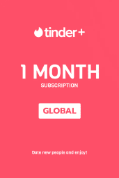 Tinder Plus - 1 Month Subscription - Digital Code