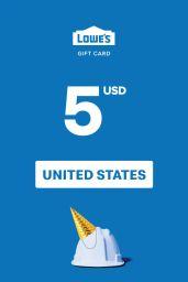 Lowe's $5 USD Gift Card (US) - Digital Code