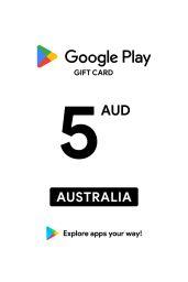 Google Play $5 AUD Gift Card (AU) - Digital Code