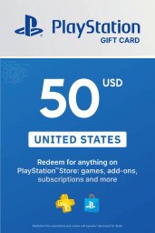 PlayStation Network Card 50 USD (US) PSN Key United States