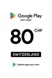 Google Play 80 CHF Gift Card (CH) - Digital Code