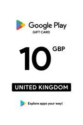 Google Play £10 GBP Gift Card (UK) - Digital Code