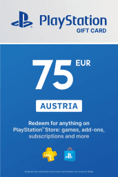 PlayStation Network Card 75 EUR (AT) PSN Key Austria