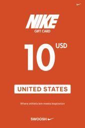 Nike 10 USD Gift Card (US) - Digital Code