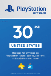 PlayStation Store $30 USD Gift Card (US) - Digital Code