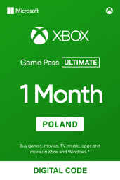 Xbox Game Pass Ultimate 1 Month (PL) - Xbox Live - Digital Code