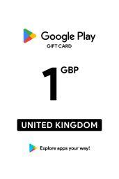 Google Play £1 GBP Gift Card (UK) - Digital Code