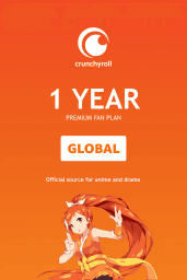 Crunchyroll Premium Fan Plan 1 Year Subscription - Digital Code
