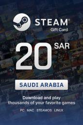 Steam Wallet 20 SAR Gift Card (SA) - Digital Code