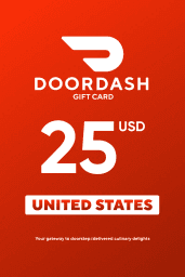 DoorDash $25 USD Gift Card (US) - Digital Code