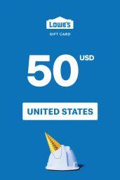 Lowe's $50 USD Gift Card (US) - Digital Code