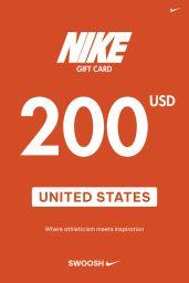 Nike 200 USD Gift Card (US) - Digital Code